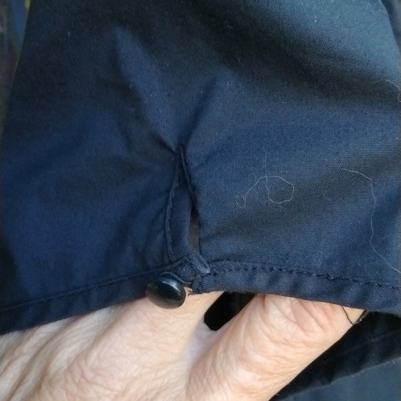 ALFANI Women's Deep Black Cap-Sleeve Wrap Knee-Length Dress, 69% cotton, SZ 10 - Picture 5 of 9